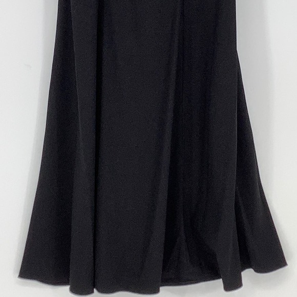 NEW Dessy Collection Size 0 Sleeveless Trumpet Gown Black Dress $248 msrp I24-14 - Picture 8 of 11